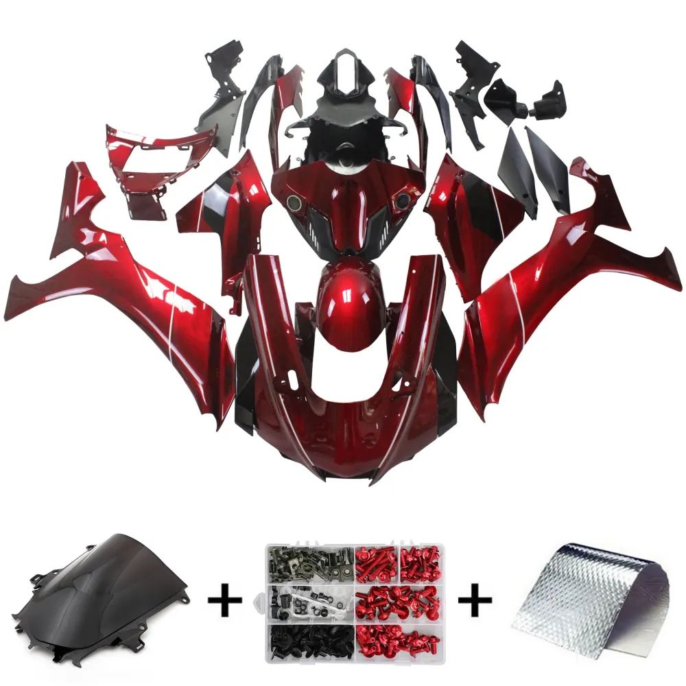 2020-2025 Yamaha YZF R1 Injeksjon Fairing Kit Bodywork Plastic ABS #101