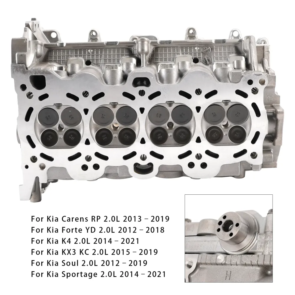 2021–2022 Hyundai Creta SU2R 2.0L 4-sylinder GDI sylinderhode Montering G4NC 22320-2E000