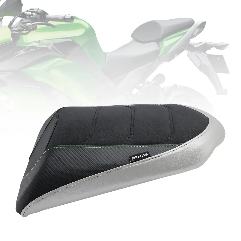 2022-2023 Kawasaki Ninja 1000SX Bakre passasjersete Pute Pillion Flat Green