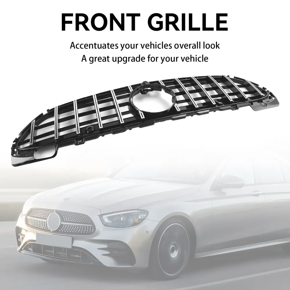2022–2023 Mercedes-Benz W206 GTR-stil støtfangergrill foran med kamera