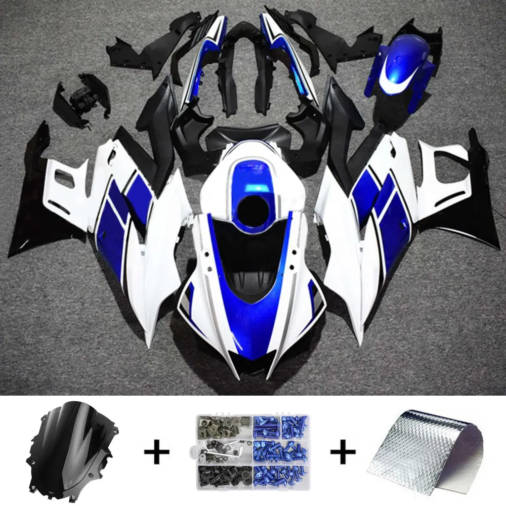 2022-2023 Yamaha YZF-R3 R25 Injeksjon Fairing Kit karosseri plast ABS #116