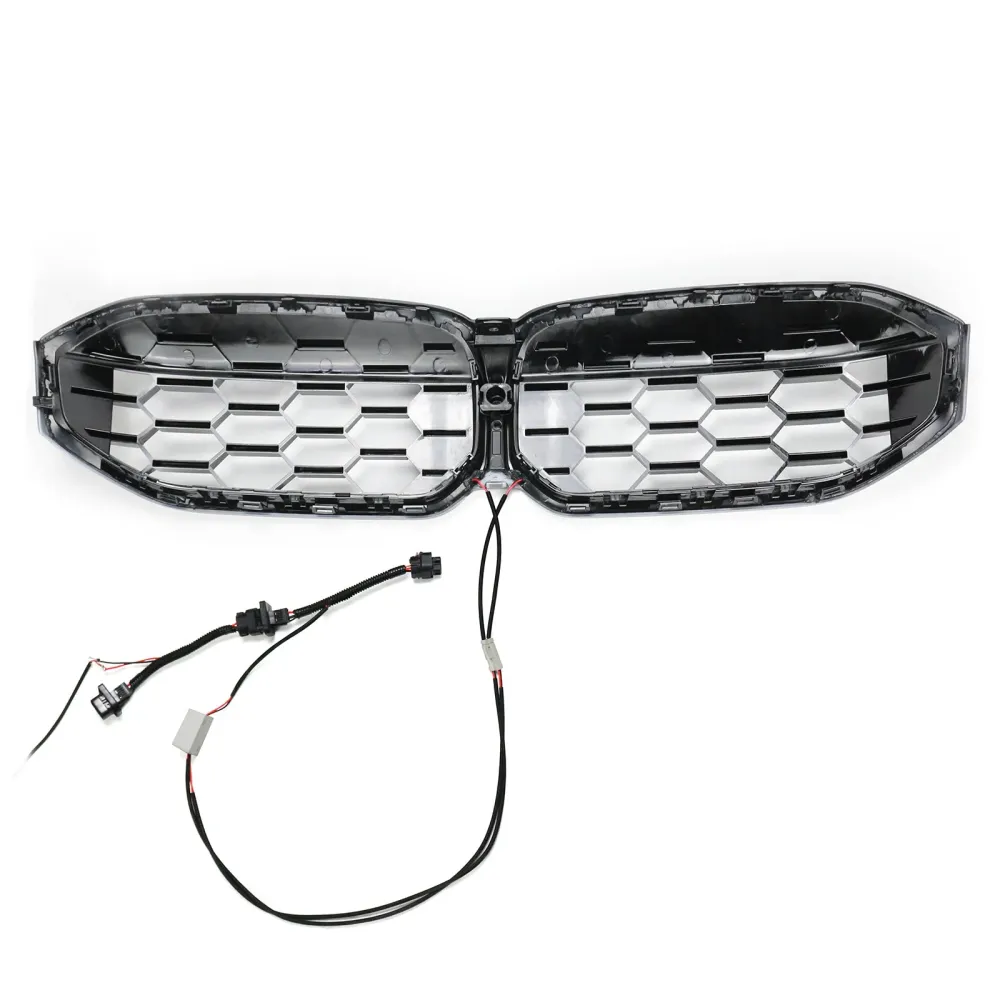 2023-2024 BMW 3-serie G20 G28 Diamond Gloss Black Front Kidney Grille Mesh