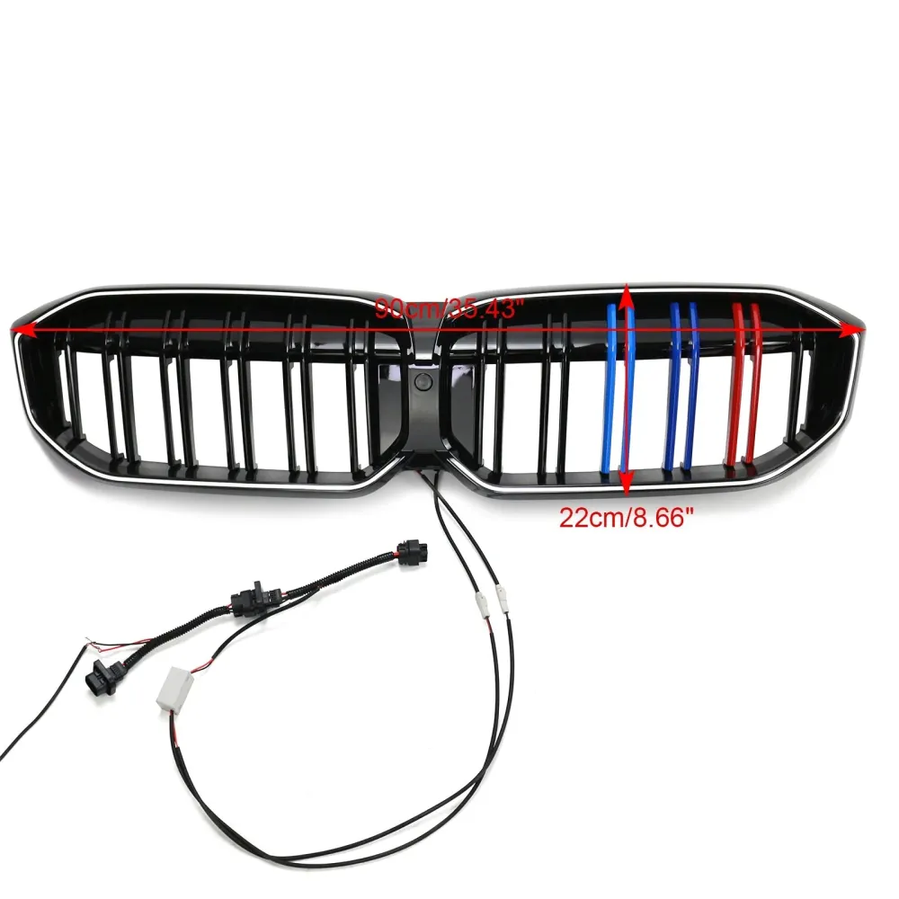 2023-2024 BMW 3-serie G20 G28 M Dobbeltlinje Svart front nyregitterett