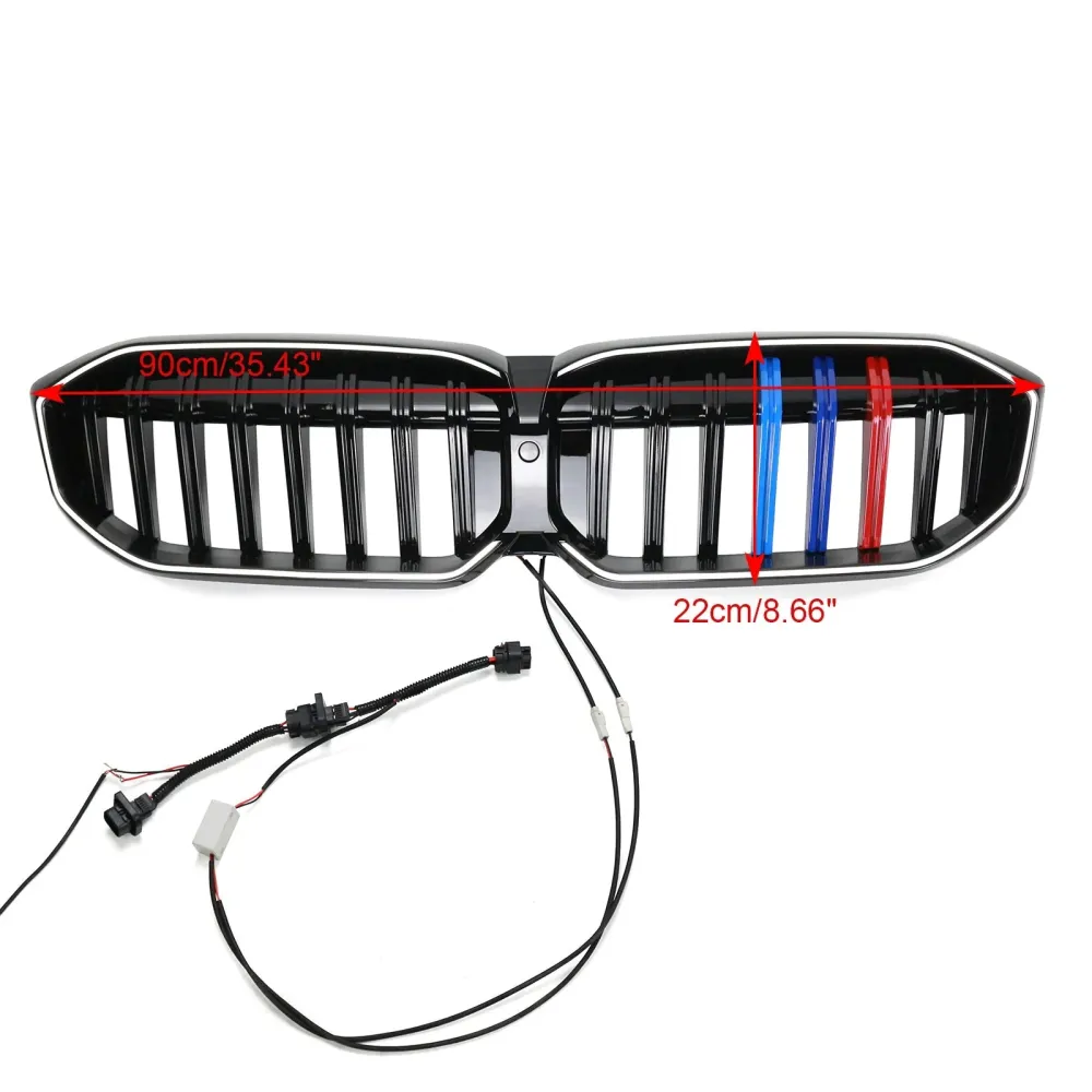 2023-2024 BMW 3-serie G20 G28 M glans Black Front Kidney Grille Mesh