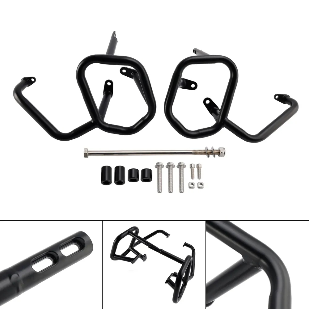 2024-2025 Triumph Speed 400 Motor Guard Frame Anti-Crash Bumper = Black