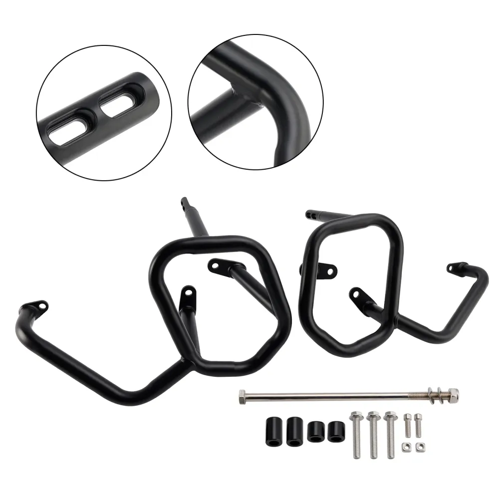 2024-2025 Triumph Speed 400 Motor Guard Frame Anti-Crash Bumper = Black