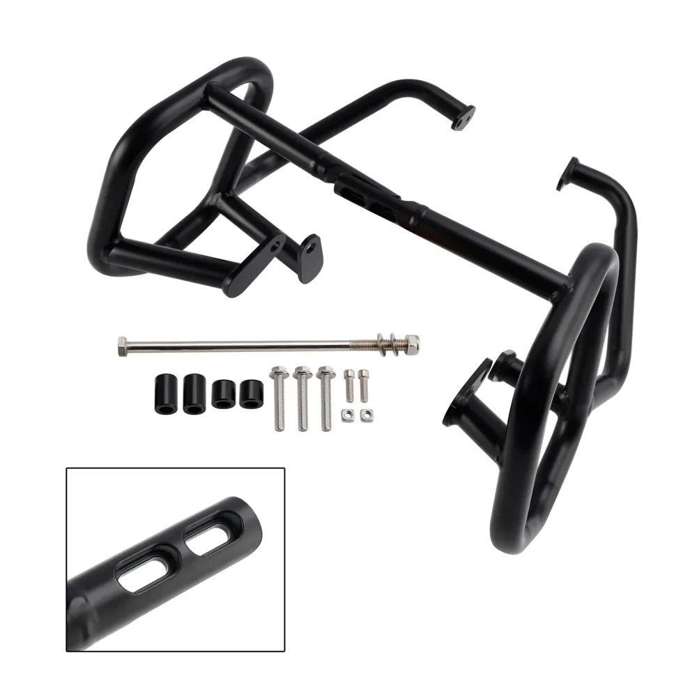 2024-2025 Triumph Speed 400 Motor Guard Frame Anti-Crash Bumper = Black