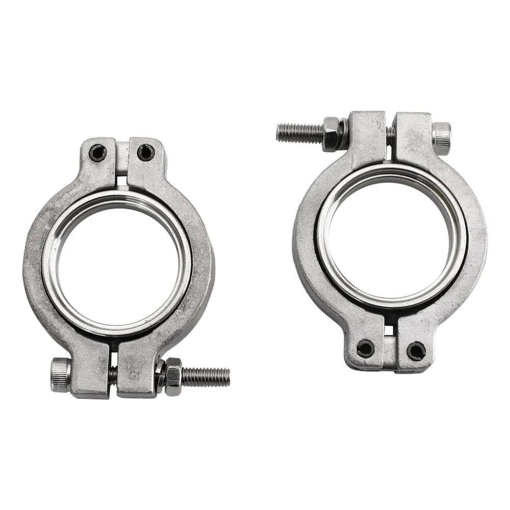 2pc Tial MV-S 38mm Wastegate V-Band Clamp Set Kit med skruer nøtter og tetninger generisk
