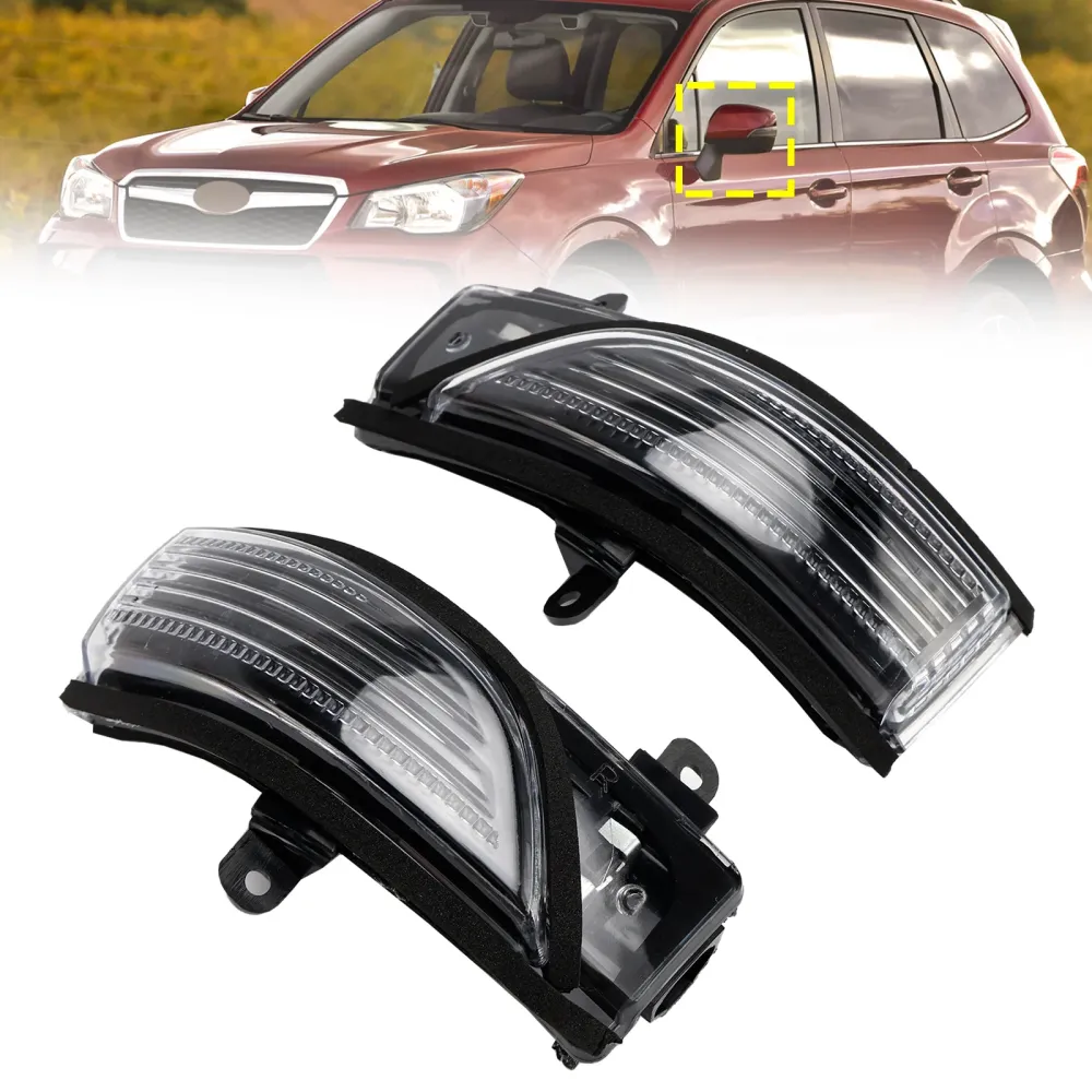 2PCS Wing Mirror LED-signalindikatorlys Subaru Forester 2014-2015