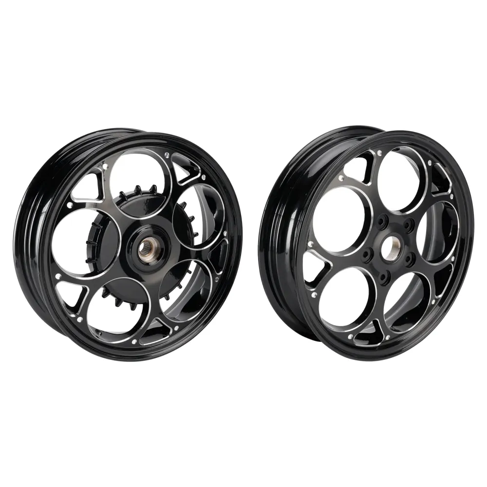 3,0x12" Felgsett slangeløse hjul foran + bak til Vespa Primavera/Sprint 50-150cc