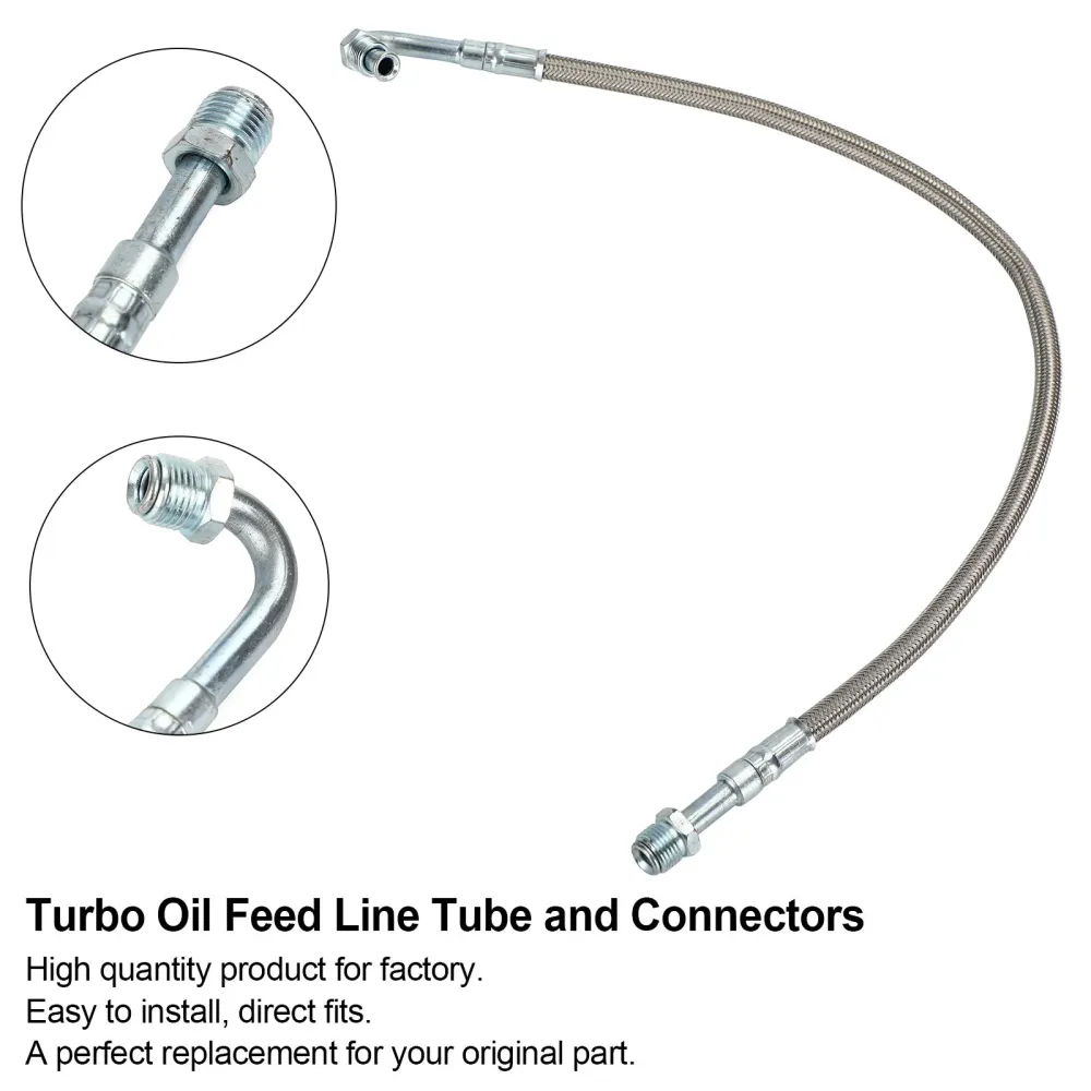 3913824 Turbo Oil Feed Line Tube and Connectors Dodge Cummins 6BT 5.9 89-98 Generisk