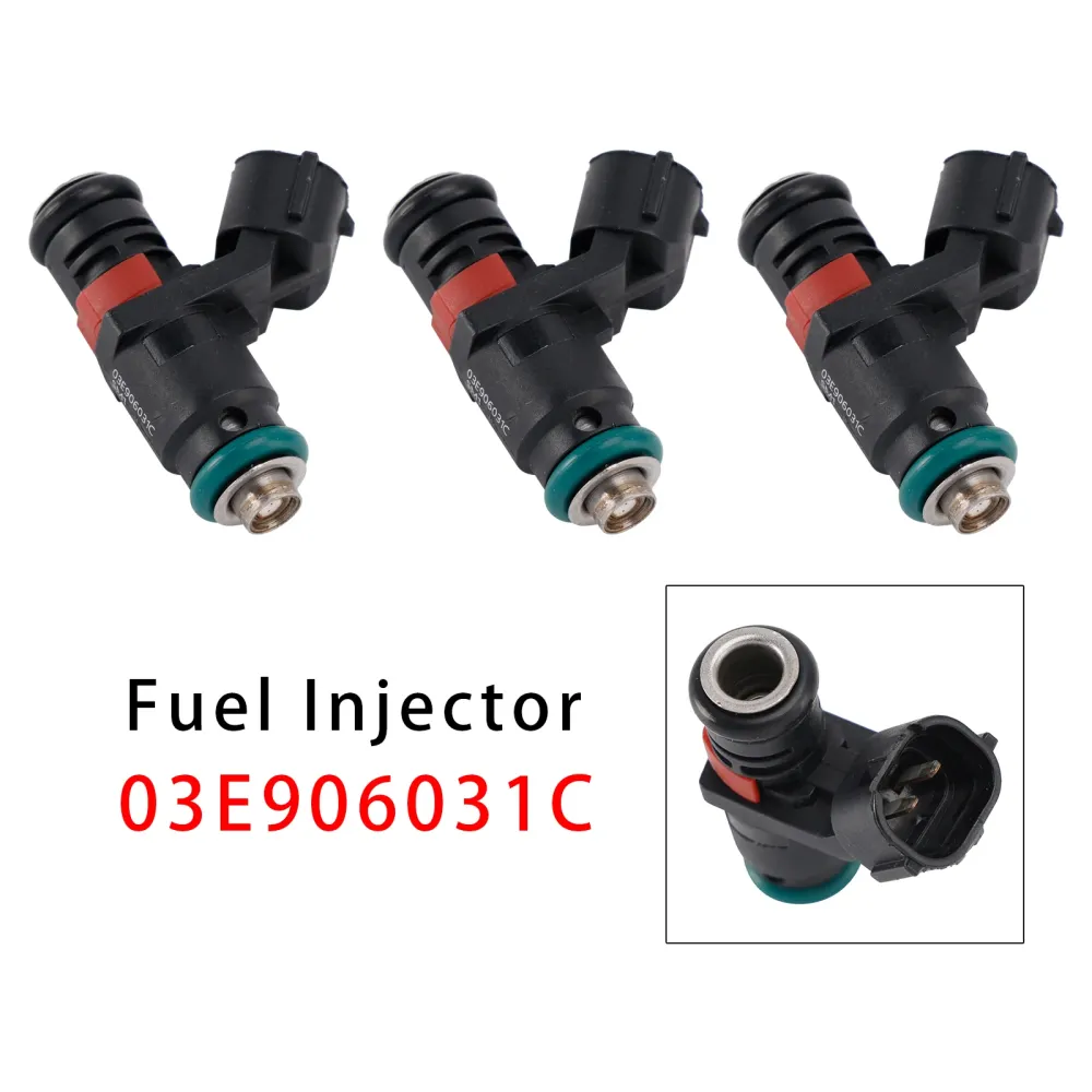 3Pcs Fuel Injector VW Polo Seat Cordoba Toledo Skoda Fabia 1.2 03E906031C