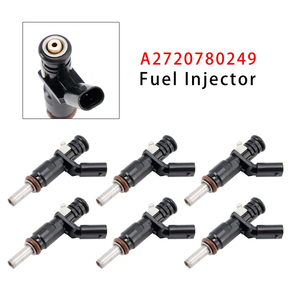 6Pcs Fuel Injector Mercedes-Benz E350 R350 S400 C280 C300 3.5L A2720780249