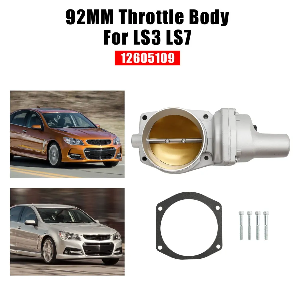 92mm gasspjeld 12605109 LS3 LS7 L76 L99 Corvette Camaro 2010-2013 FedEx Express