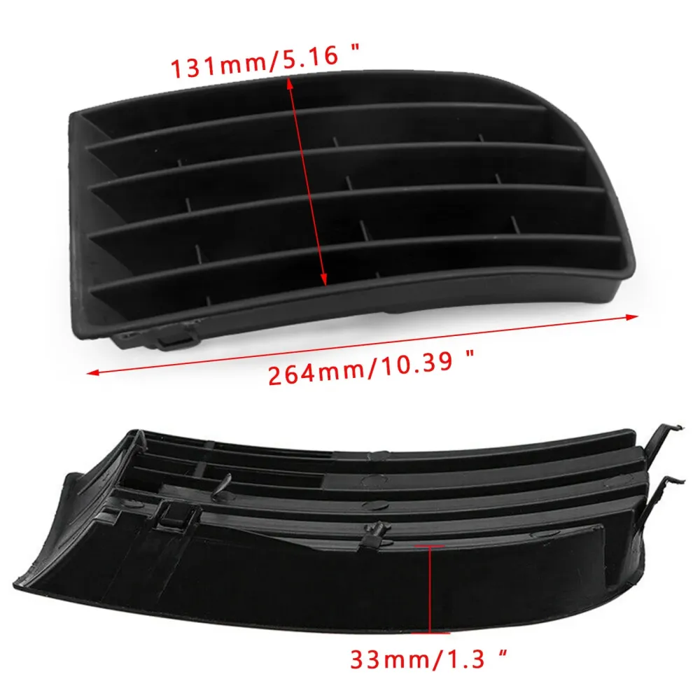 ABS Front Bumper Grille Grill Guard Cover Volkswagen VW Golf 2005-2008 MK5 Generic