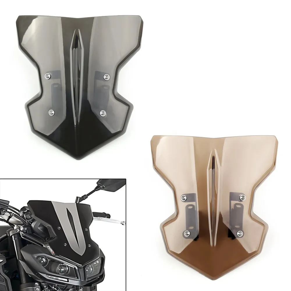 ABS motorsykkel frontrute frontrute med brakett yamaha mt-09 (2017) 2 farge generisk