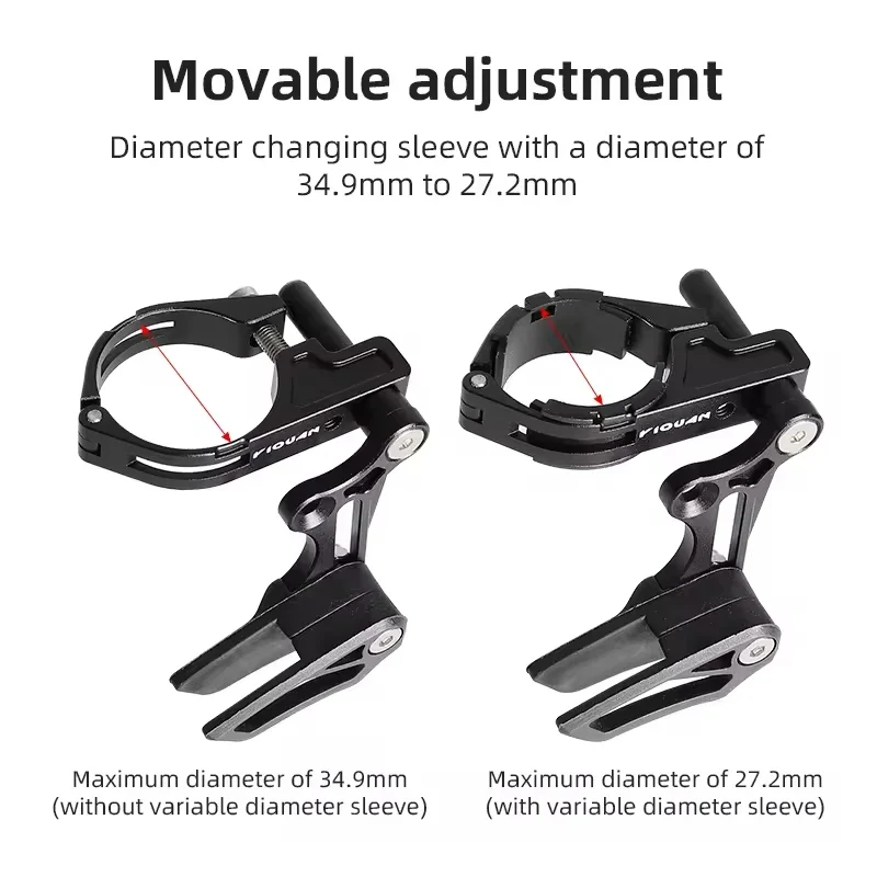 Adjustable Bicycle Chain Guide and Stabilizer MTB/Road Bike, Aluminum Alloy