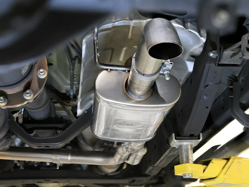 aFe 2022+ Nissan Frontier V6 ROCK BASHER SS Cat-Back Exhaust System