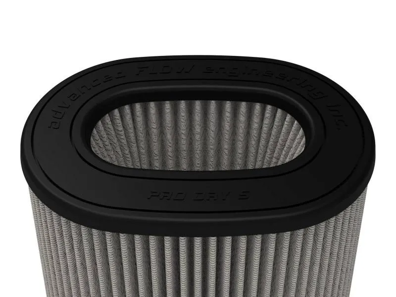 aFe MagnumFLOW Pro DRY S Air Filter (6-3/4 x 4-3/4) F x (8-1/2 x 6-1/2) B x (7-1/4 x 5) T