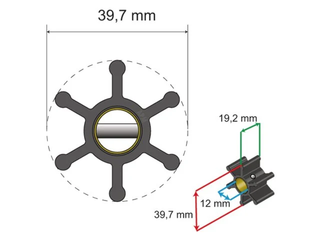 Albinus, Premium Impeller, pn 06-01-002