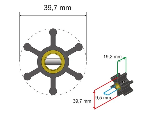 Albinus, Premium Impeller, 06-01-003
