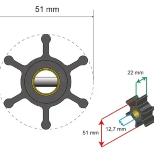 Albinus, Premium Impeller, 06-01-006