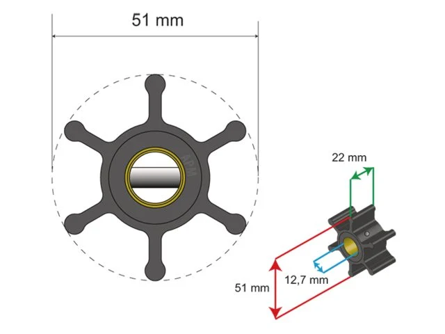 Albinus, Premium Impeller, 06-01-006