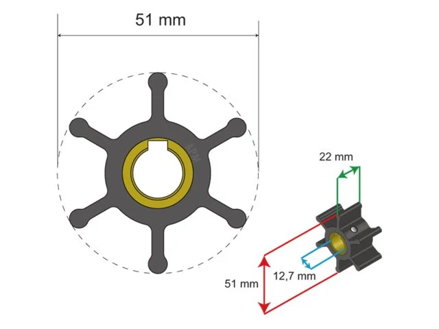 Albinus, Premium Impeller, 06-01-007