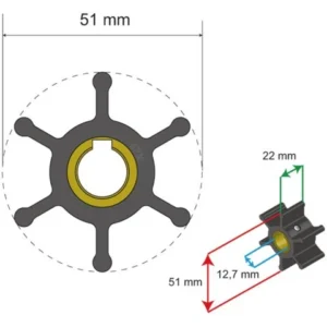 Albinus, Premium Impeller, 06-01-007