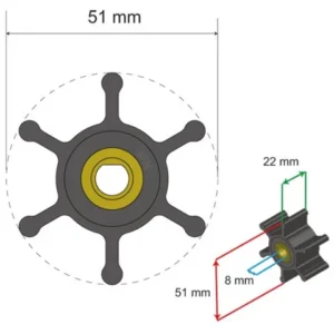 Albinus, Premium Impeller, 06-01-008