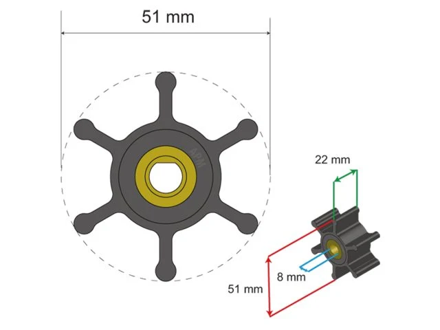 Albinus, Premium Impeller, 06-01-008