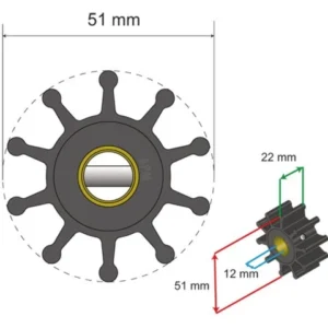 Albinus, Premium Impeller pn 06-01-010