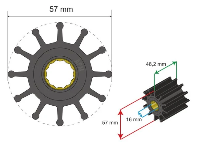 Albinus, Premium Impeller, 06-01-014