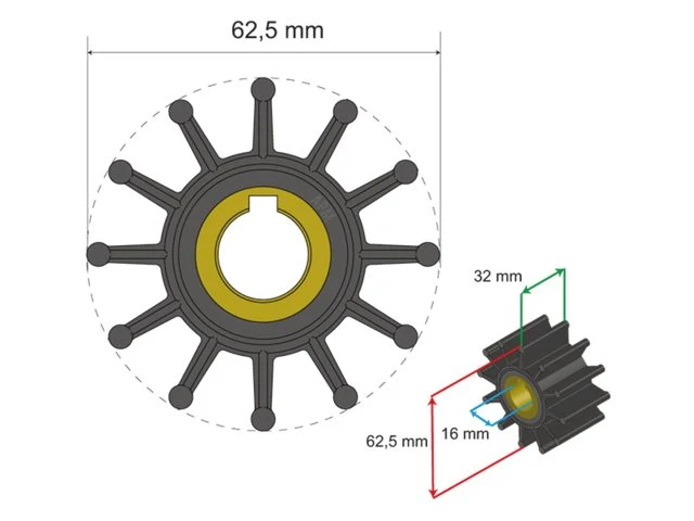 Albinus, Premium Impeller, 06-01-016