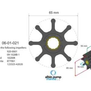 Albinus, Premium Impeller, 06-01-021