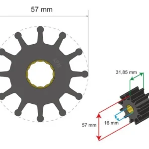 Albinus, Premium Impeller, pn 06-01-037