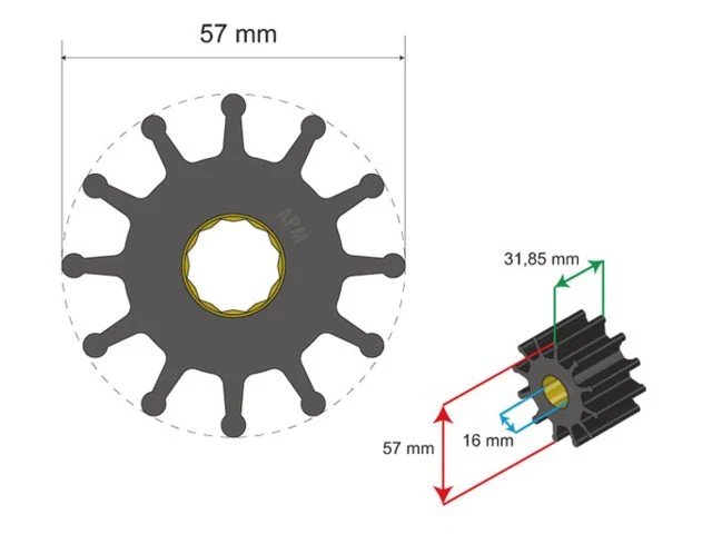 Albinus, Premium Impeller, pn 06-01-037