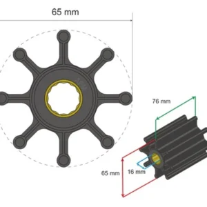 Albinus, Premium impeller, 06-02-024 (1 stk.)