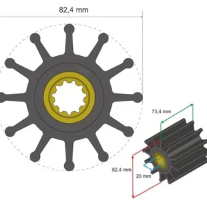 Albinus, Premium Impeller pn 06-02-026