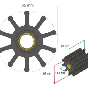 Albinus, Premium impeller, PCS, 06-02-022