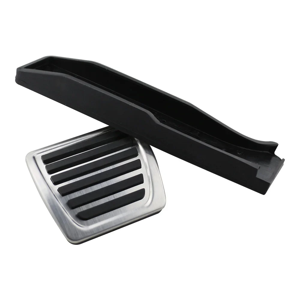Alfa Romeo Giulia Pedal Pads Cover, Stainless Steel and Rubber, Auto Foot Pedals