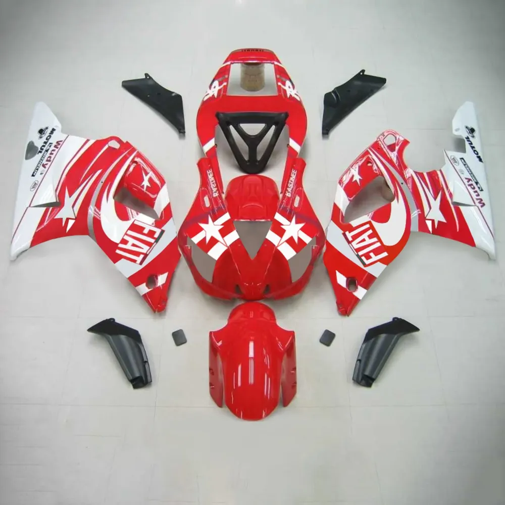 1998-1999 Yamaha YZF 1000 R1 Injeksjon Fairing Kit Bodywork Plastic ABS #106 Amotopart