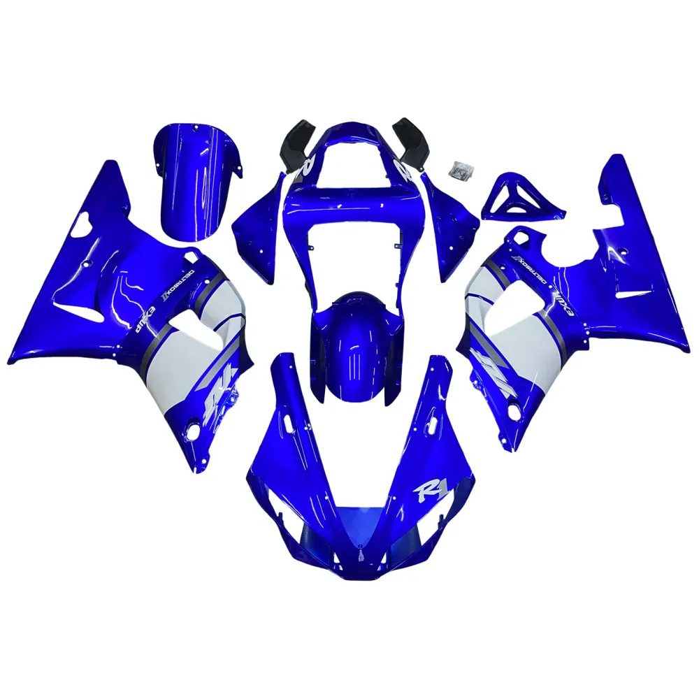 2000-2001 Yamaha YZF R1 YZF-R1 YZFR1 ABS PLASTIC BODYWORK Fairing Kit Set #16 Amotopart