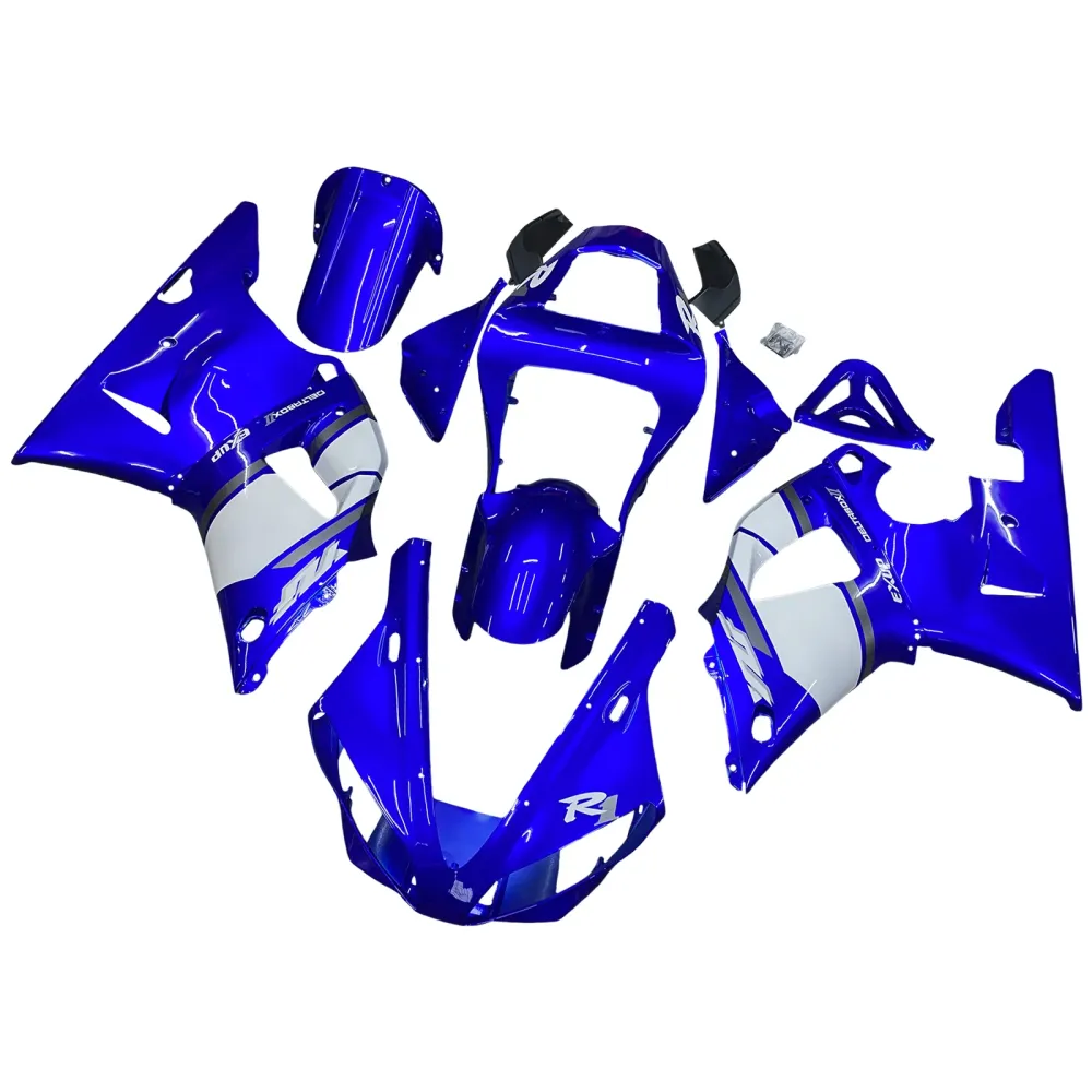 2000-2001 Yamaha YZF R1 YZF-R1 YZFR1 ABS PLASTIC BODYWORK Fairing Kit Set #16 Amotopart