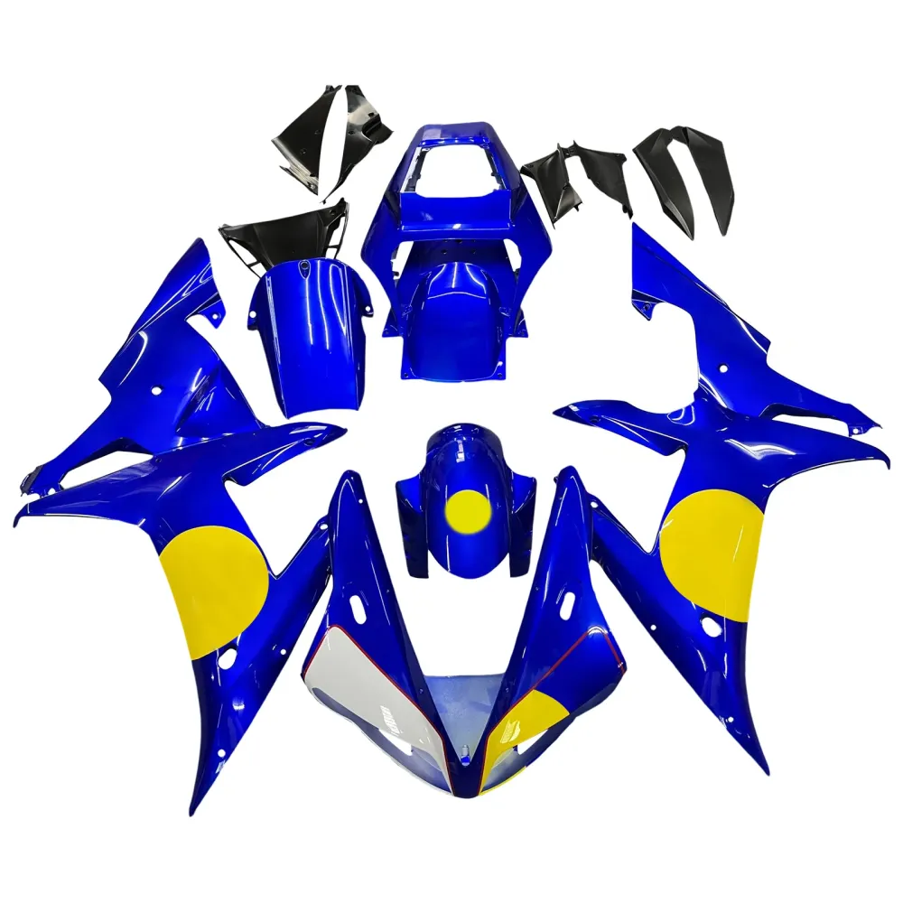 2002-2003 Yamaha YZF 1000 R1 Injection Fairing Kit Bodywork Plastic ABS #102 Amotopart