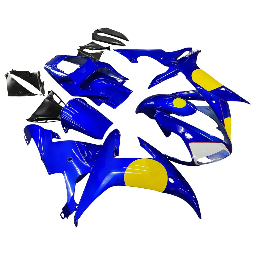 2002-2003 Yamaha YZF 1000 R1 Injection Fairing Kit Bodywork Plastic ABS #102 Amotopart