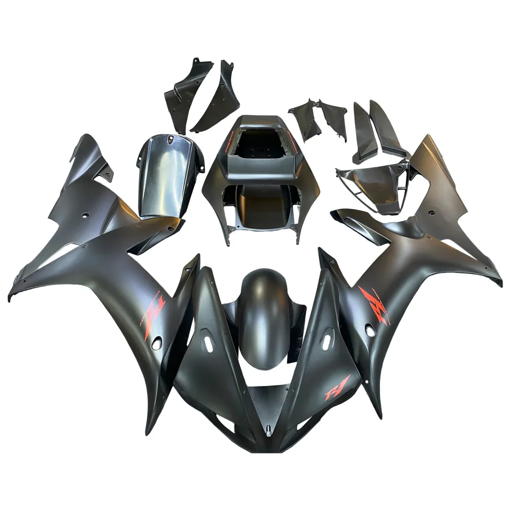 2002-2003 Yamaha YZF 1000 R1 Injeksjon Fairing Kit Bodywork Plastic ABS #112 Amotopart
