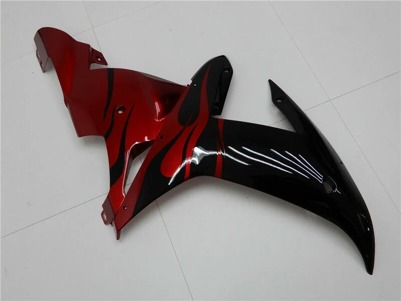2002-2003 Yamaha YZF R1 Fairing Black Red Kit Amotopart