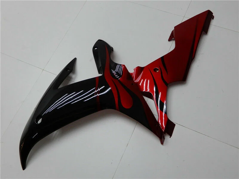 2002-2003 Yamaha YZF R1 Fairing Black Red Kit Amotopart