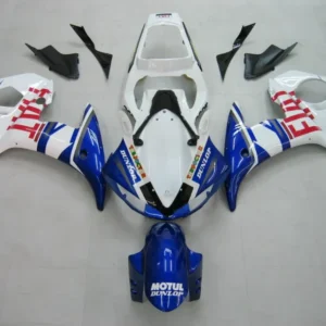 2003-2004 Yamaha R6 & 2006-2009 YZF R6S hvit flerfarget kåpesett Amotopart